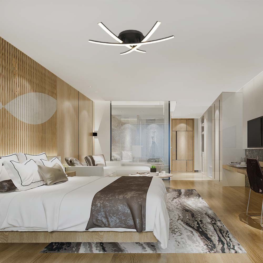 LED Plafonjera LED/20W/230V 3000K crno