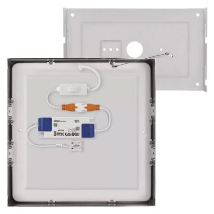 LED Plafonjera NEXXO LED/21W/230 3000/3500/4000K 22,5x22,5 cm mat krom