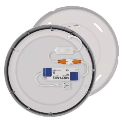 LED Plafonjera NEXXO LED/21W/230V 3000/3500/4000K pr. 22,5 cm sjajni krom