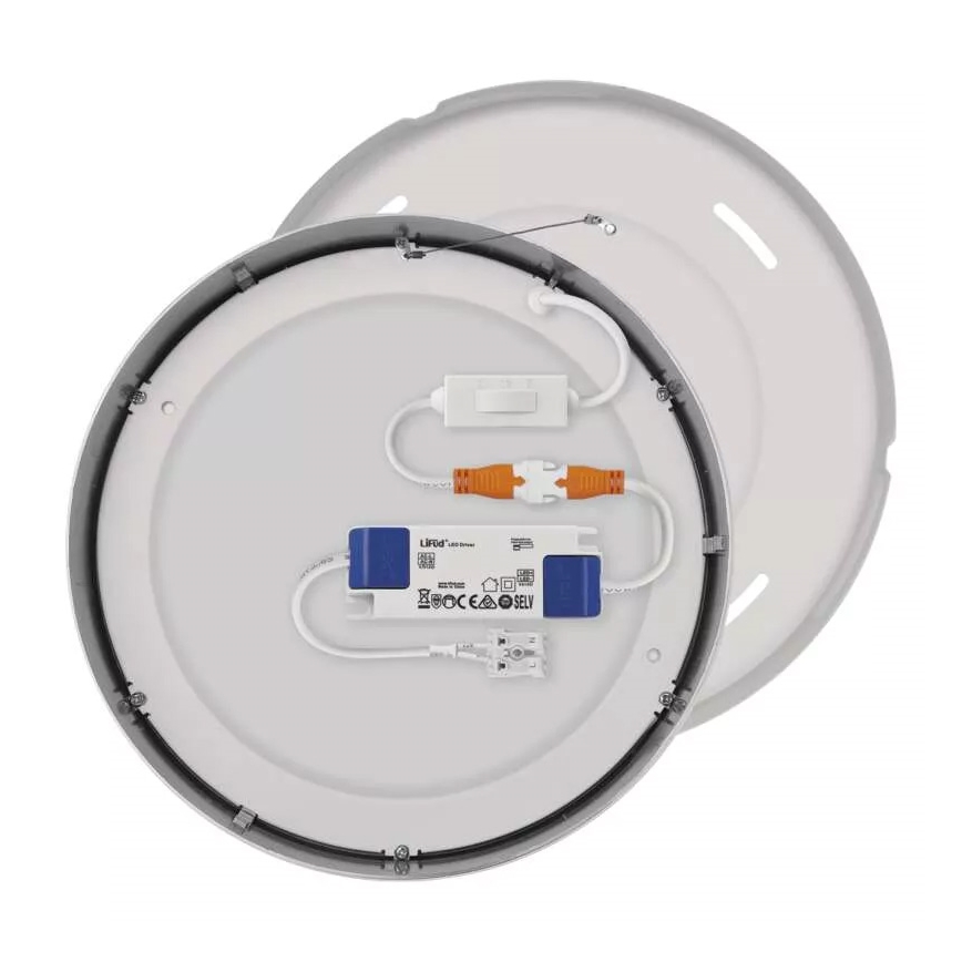 LED Plafonjera NEXXO LED/21W/230V 3000/3500/4000K pr. 22,5 cm sjajni krom