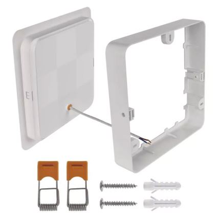 LED Plafonjera LED/24W/230V 22x22 cm bela