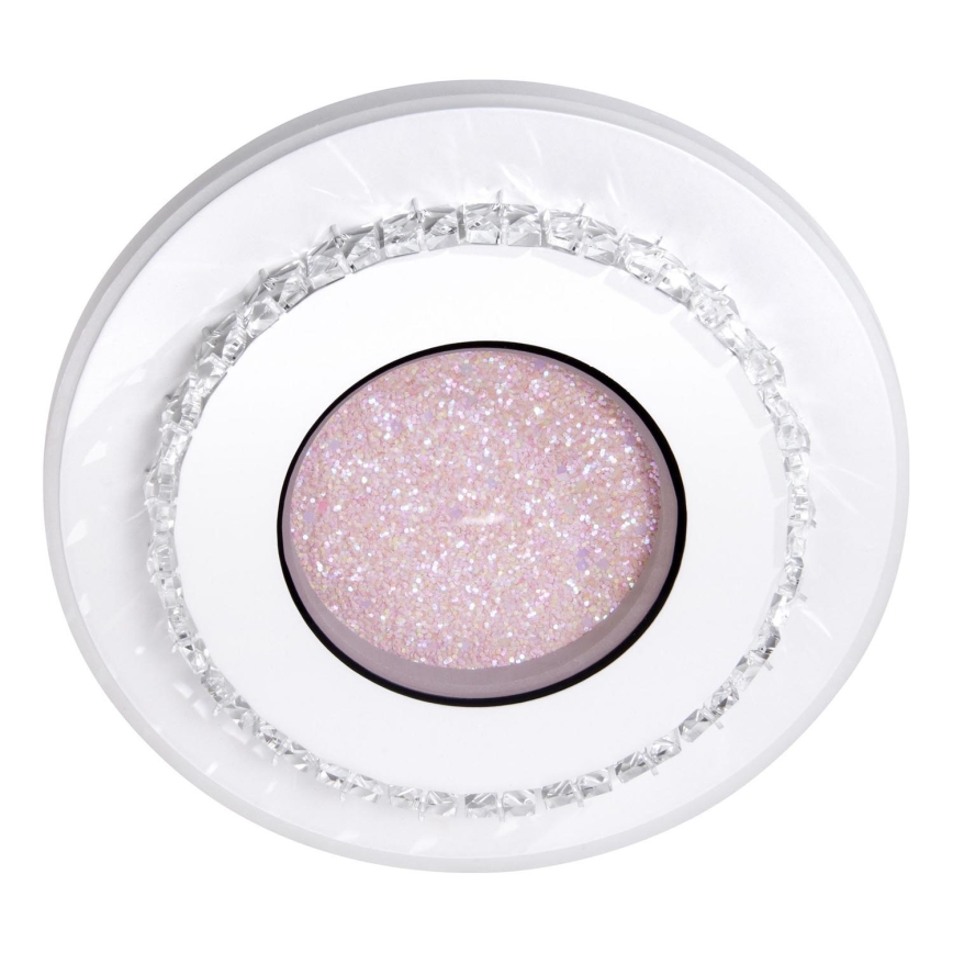 LED Plafonjera LED/24W/230V 3000-6000K pr. 20 cm bela/roze