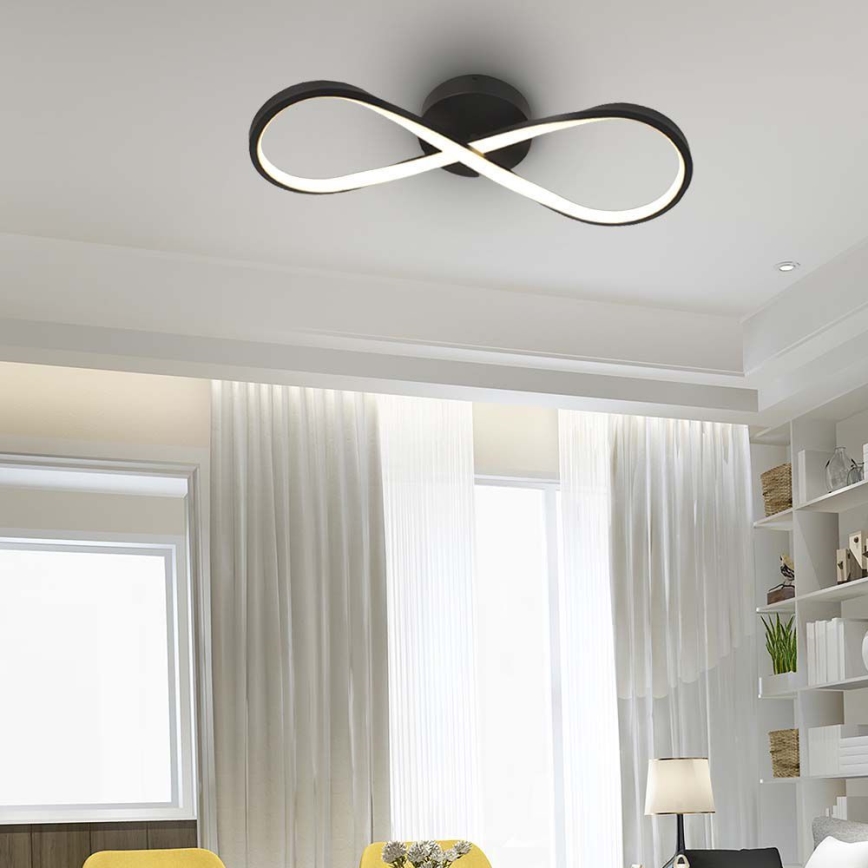 LED Plafonjera LED/24W/230V 3000K crno