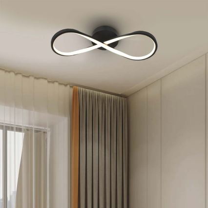 LED Plafonjera LED/24W/230V 3000K crno
