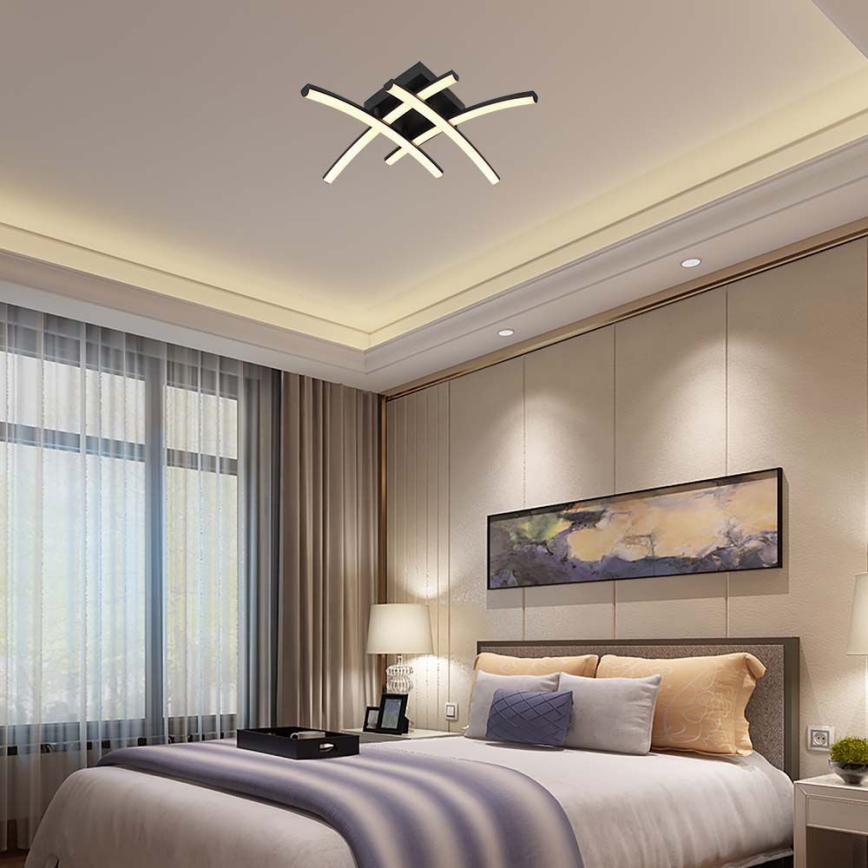 LED Plafonjera LED/24W/230V 3000K crno