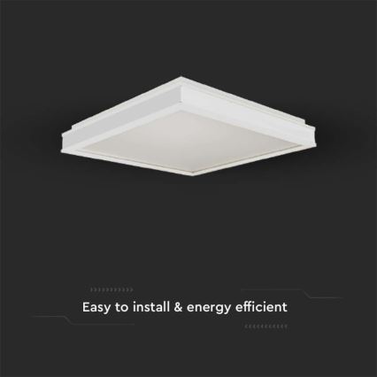 LED Plafonjera LED/24W/230V 4000K 45x45 cm bela