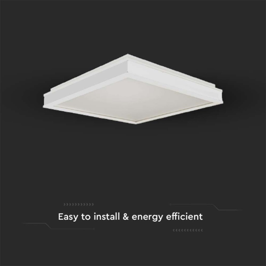 LED Plafonjera LED/24W/230V 4000K 45x45 cm bela