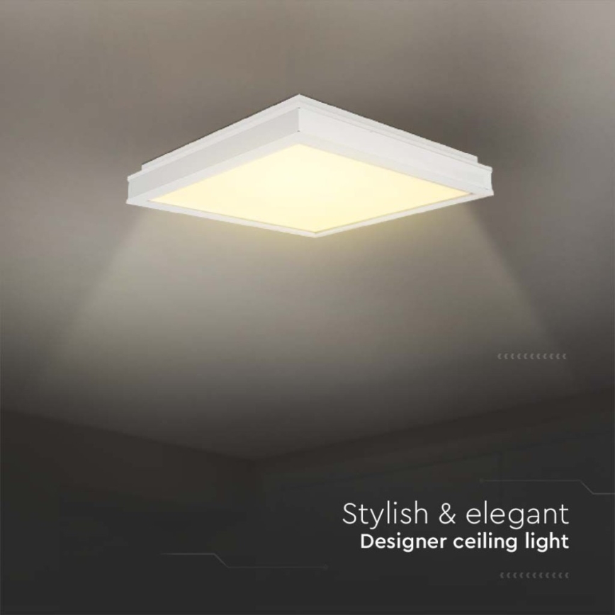 LED Plafonjera LED/24W/230V 4000K 45x45 cm bela