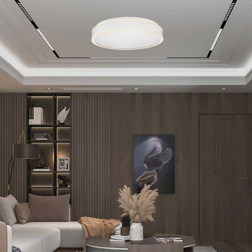 LED Plafonjera LED/24W/230V 4000K bela