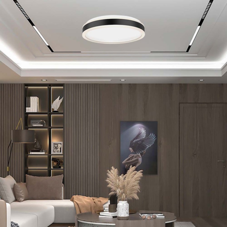LED Plafonjera LED/24W/230V 4000K crno