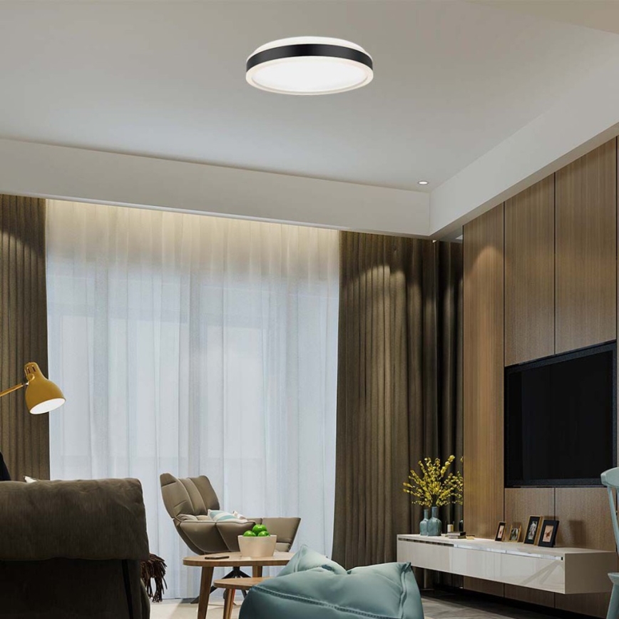 LED Plafonjera LED/24W/230V 4000K crno