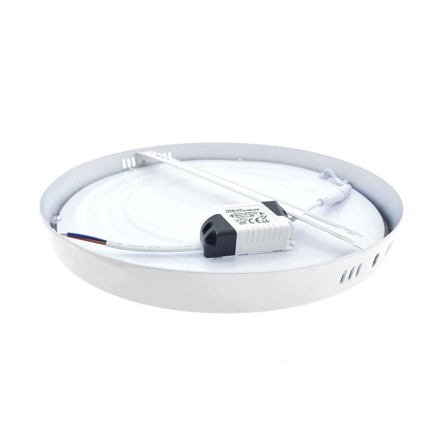 LED Plafonjera LED/24W/230V 4200K pr. 28,5 cm bela