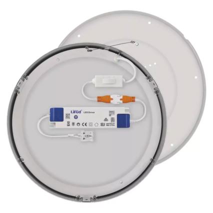 LED Plafonjera NEXXO LED/28,5W/230V 3000/3500/4000K pr. 30 cm sjajni krom