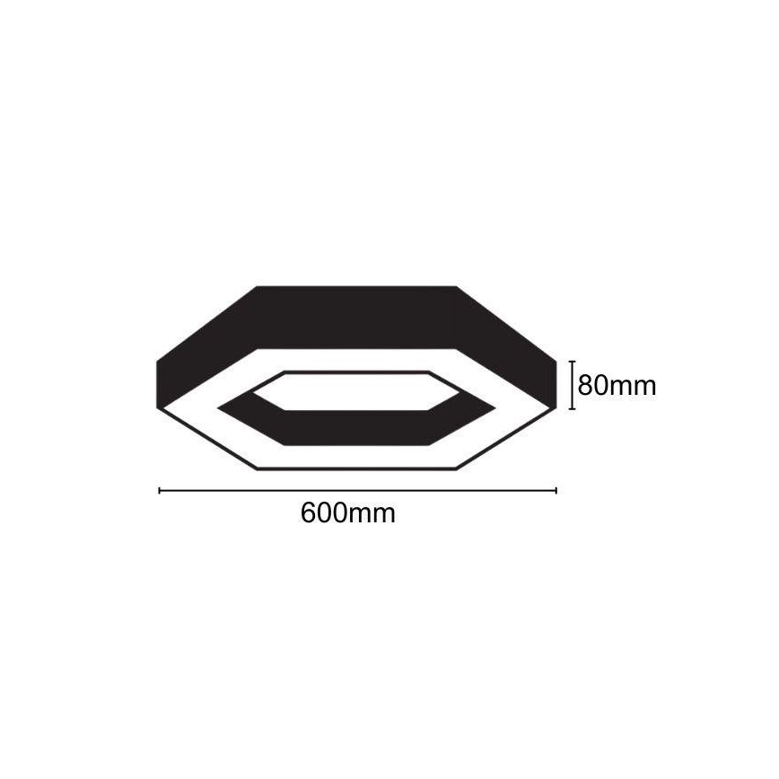 LED Plafonjera LED/28W/230V 4000K pr. 60 cm