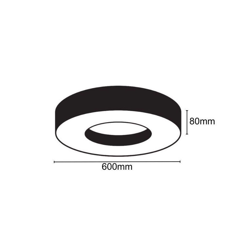 LED Plafonjera LED/30W/230V 4000K pr. 60 cm