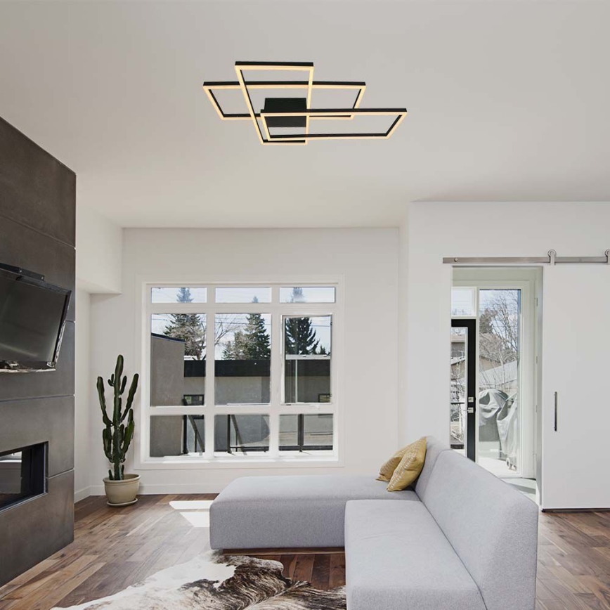LED Plafonjera LED/47W/230V 3000K crno