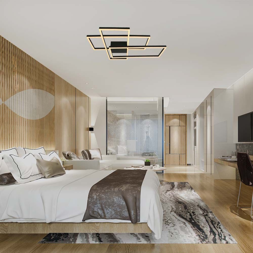 LED Plafonjera LED/47W/230V 3000K crno