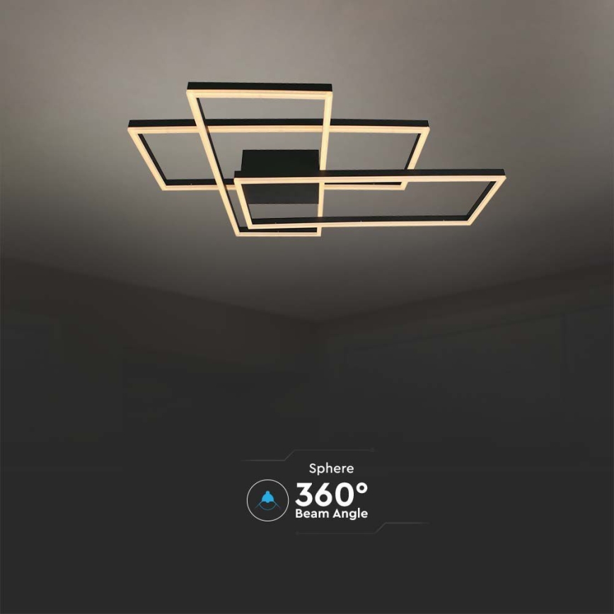 LED Plafonjera LED/47W/230V 3000K crno