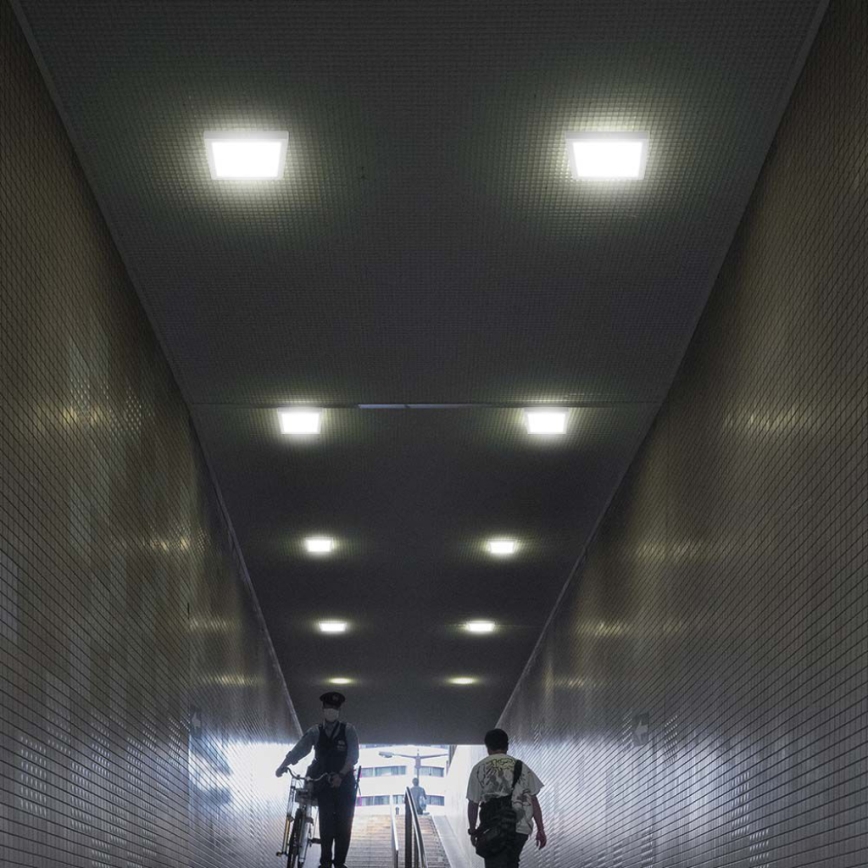 LED Plafonjera LED/6W/230V 3000K 12x12 cm bela