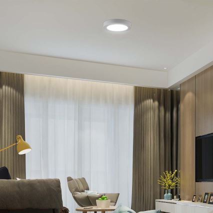 LED Plafonjera LED/6W/230V 3000K bela