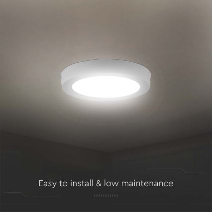 LED Plafonjera LED/6W/230V 3000K bela