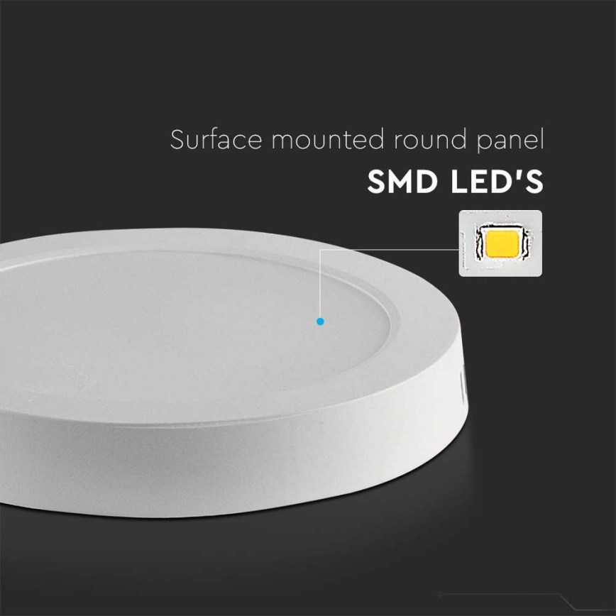 LED Plafonjera LED/6W/230V 3000K bela