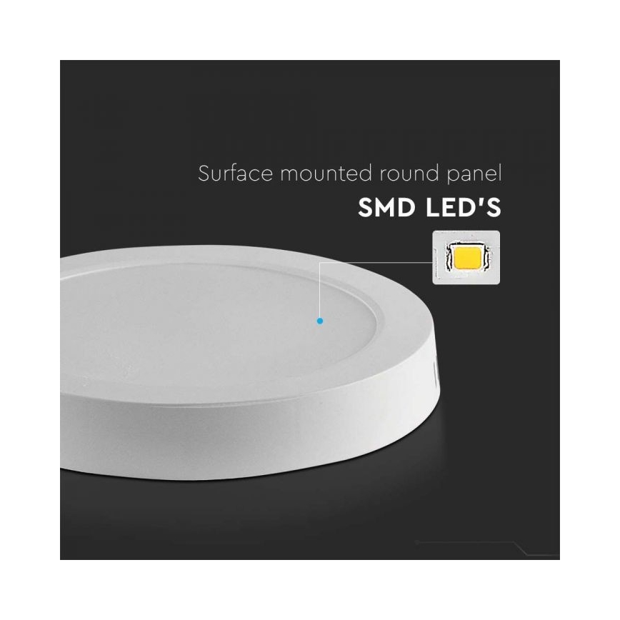 LED Plafonjera LED/6W/230V 6500K bela