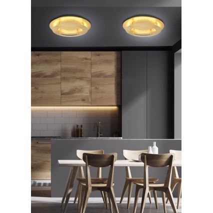 LED Plafonjera MERPLE LED/18W/230V zlatna
