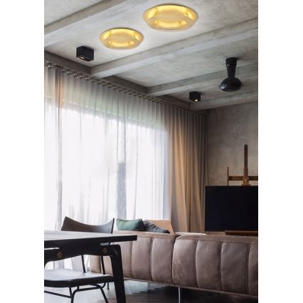 LED Plafonjera MERPLE LED/18W/230V zlatna