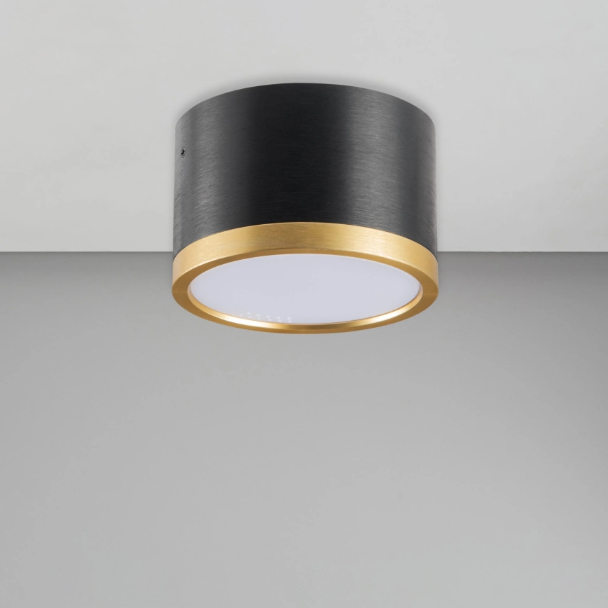 LED Plafonjera MIRELLA 1xGX53/6W/230V crno/zlatna