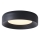 LED Plafonjera MOONLIGHT LED/30W/230V 3000K crno pr. 40 cm