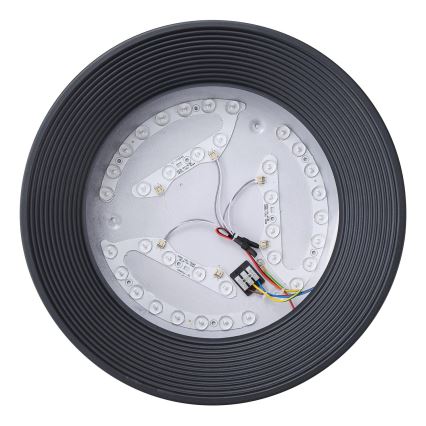 LED Plafonjera MOONLIGHT LED/30W/230V 3000K crno pr. 40 cm