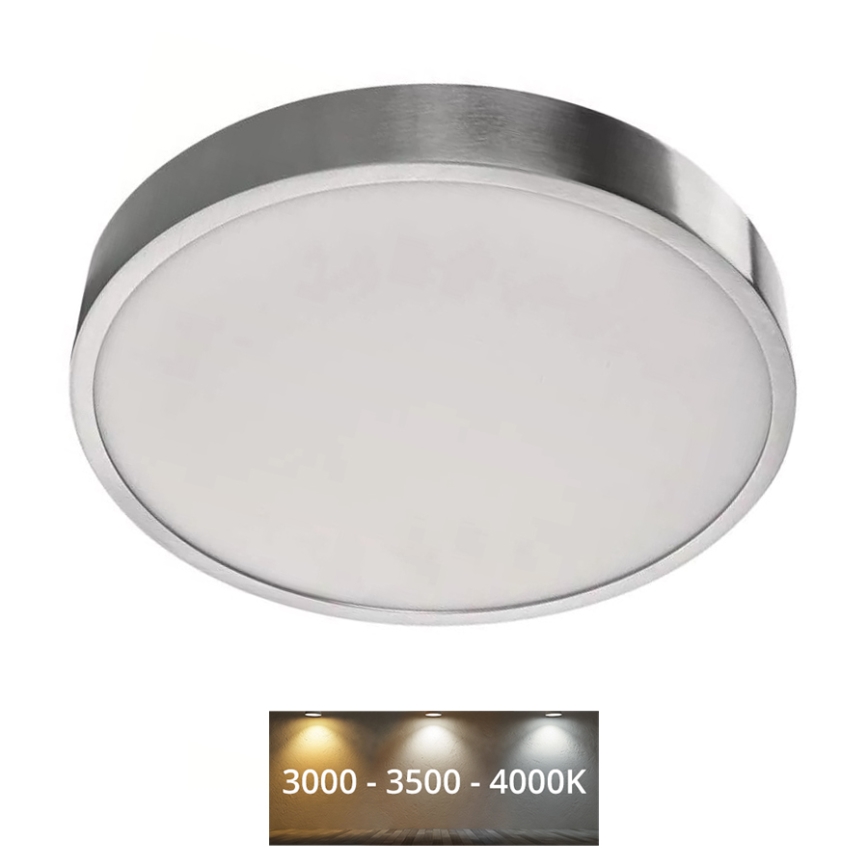 LED Plafonjera NEXXO LED/28,5W/230V 3000/3500/4000K pr. 30 cm sjajni krom