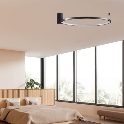 LED Plafonjera NOEMI LED/20W/230V 4000K pr. 50 cm crno