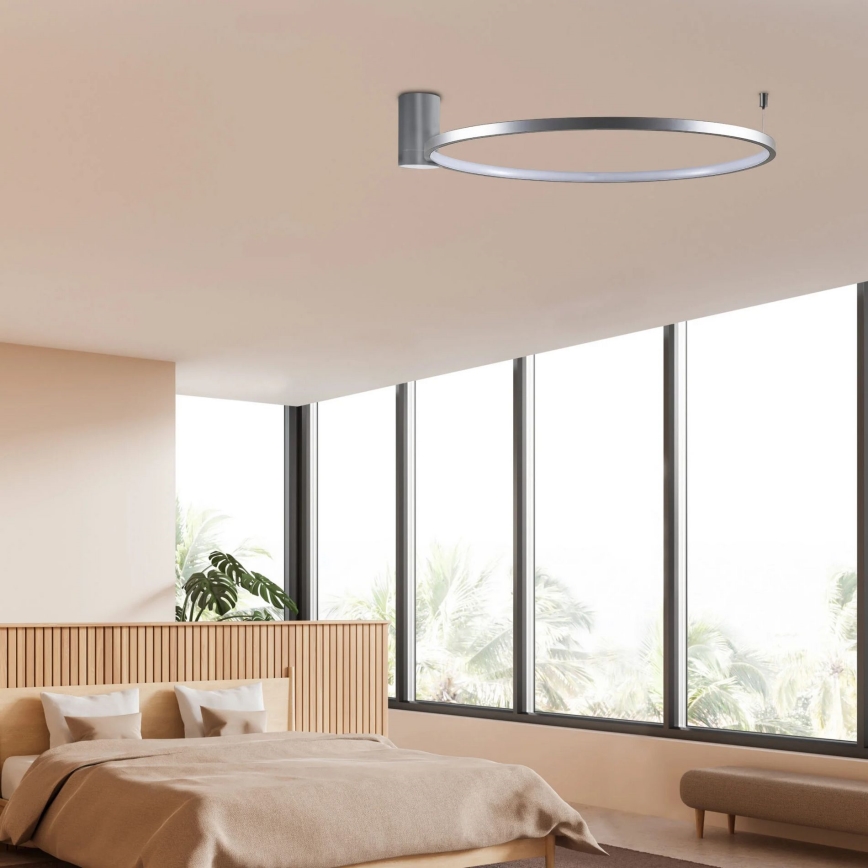 LED Plafonjera NOEMI LED/20W/230V 4000K pr. 50 cm mat krom