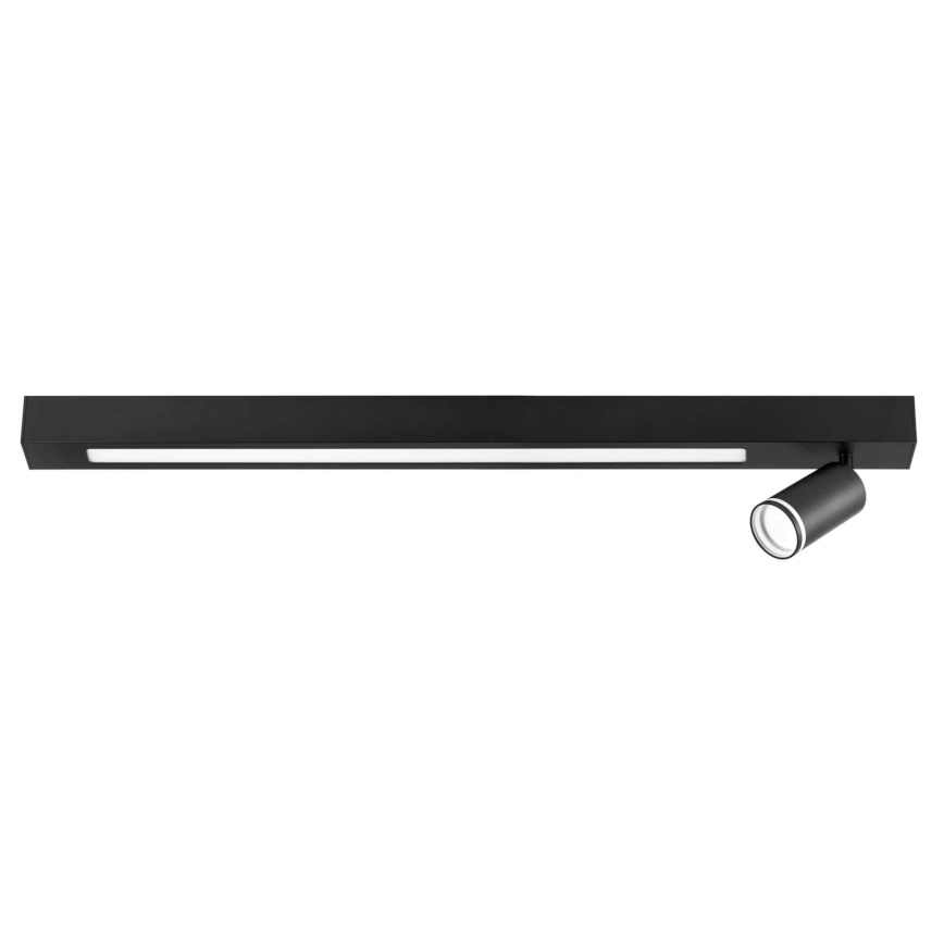 LED Plafonjera PARIS LED/24W/230V + 1xGU10/10W crno