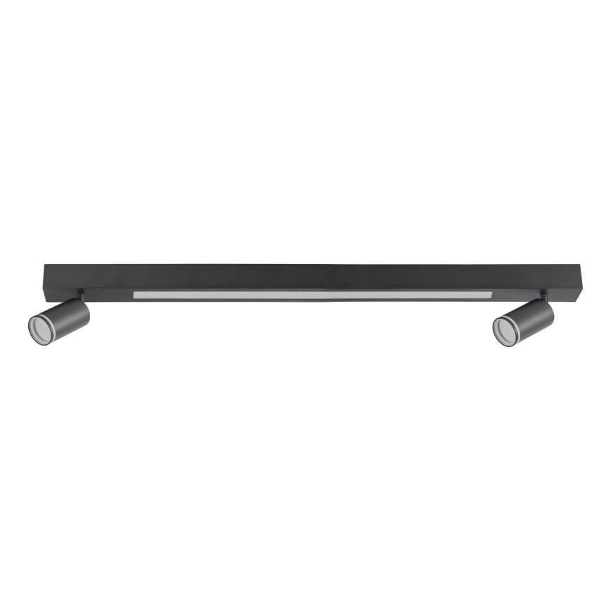 LED Plafonjera PARIS LED/24W/230V + 2xGU10/10W crno