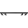 LED Plafonjera PARIS LED/24W/230V + 4xGU10/10W crno