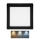 LED Plafonjera RAFA LED/12W/230V 3000/4000/6000K 17x17 cm crno