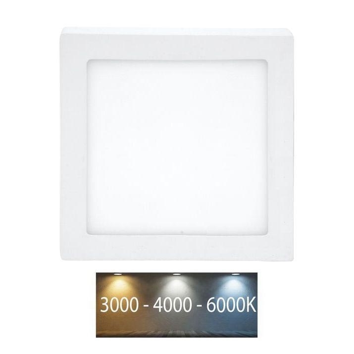 LED Plafonjera RAFA LED/18W/230V 3000/4000/6000K 22x22 cm bela