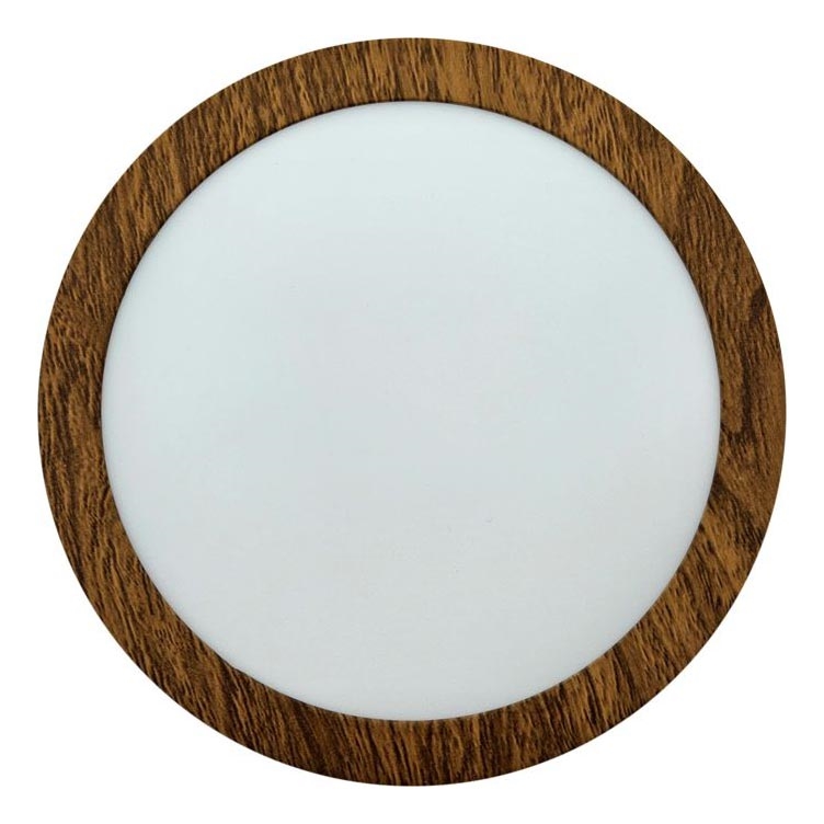 LED Plafonjera RING LED/12W/230V 4200K pr. 16 cm braon