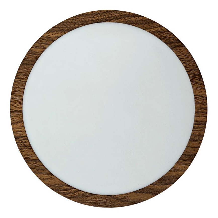 LED Plafonjera RING LED/18W/230V 4200K pr. 21 cm braon