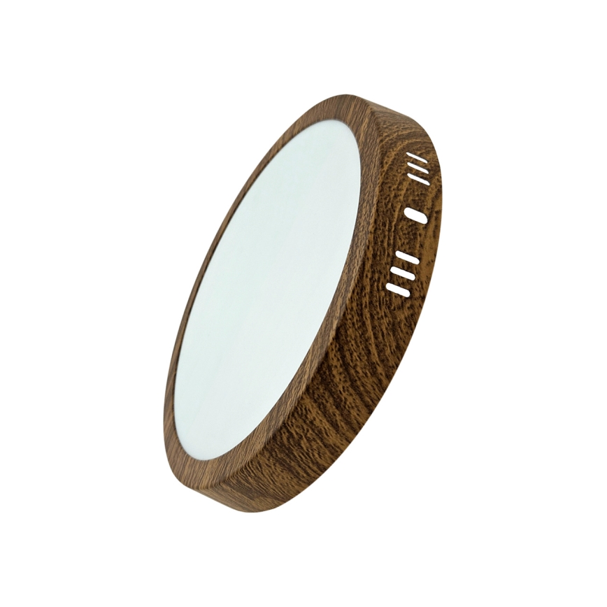 LED Plafonjera RING LED/18W/230V 4200K pr. 21 cm braon