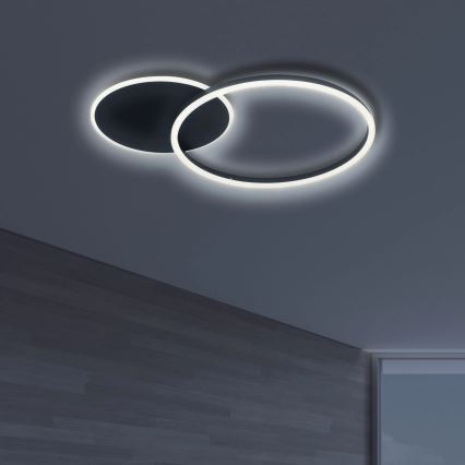 LED Plafonjera ROMAN LED/33W/230V 4000K crno