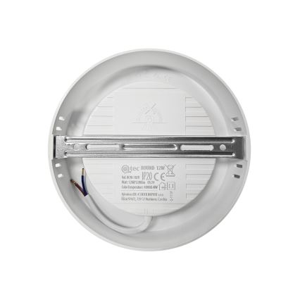 LED Plafonjera ROUND LED/12W/230V 4000K pr. 16,7 cm bela