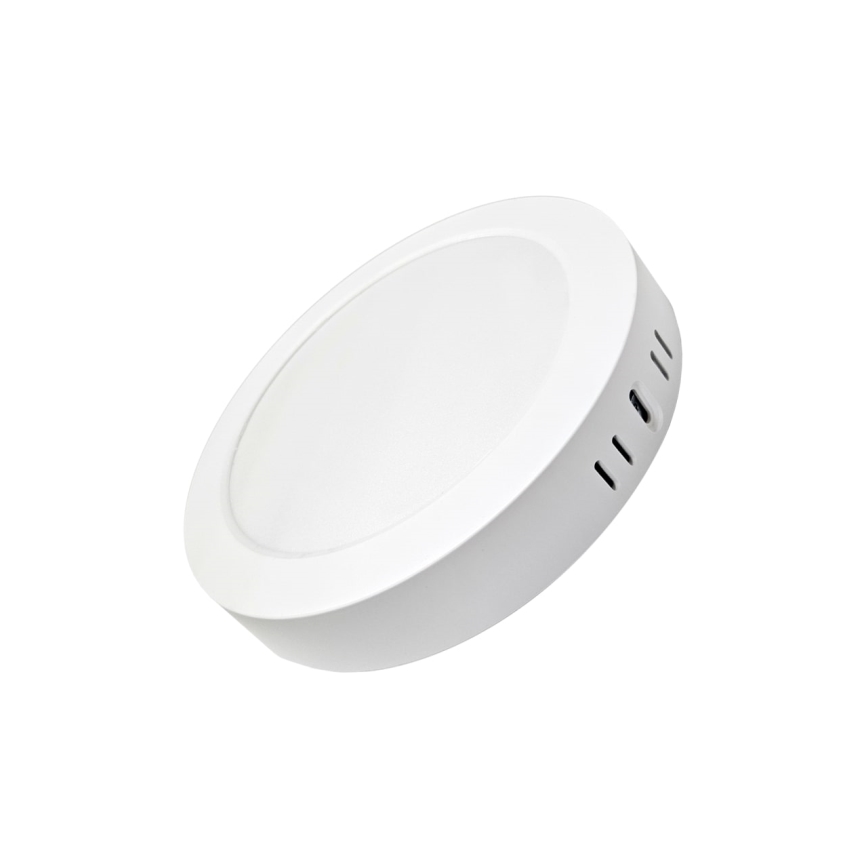 LED Plafonjera ROUND LED/18W/230V 4000K pr. 21,5 cm bela