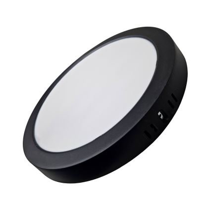 LED Plafonjera ROUND LED/24W/230V 4000K pr. 28,8 cm crno
