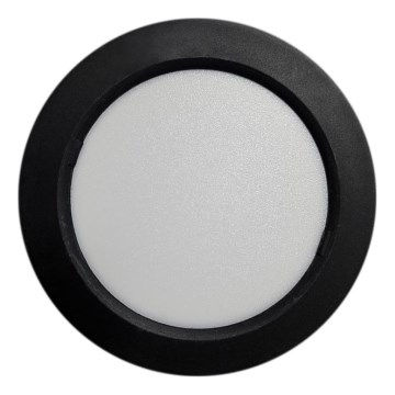 LED Plafonjera ROUND LED/6W/230V 4000K pr. 12,1 cm crno