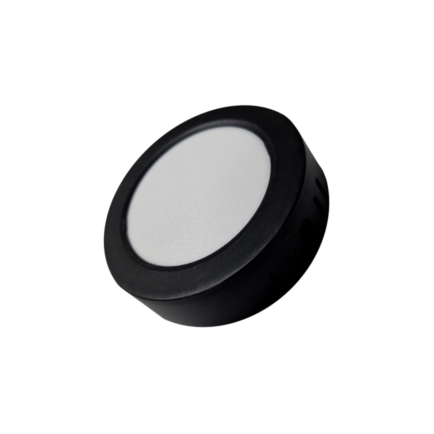 LED Plafonjera ROUND LED/6W/230V 4000K pr. 12,1 cm crno