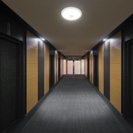 LED Plafonjera sa senzorom SAMSUNG CHIP LED/12W/230V 3000/4000/6000K pr. 29 cm bela